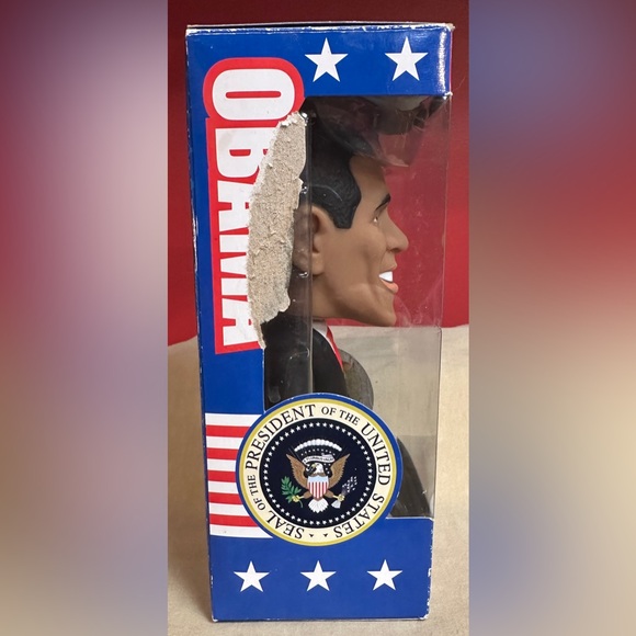 Funko Wacky Wobbler Bobble Head President Obama With Box - Picture 4 of 10
